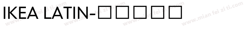 IKEA LATIN字体转换
